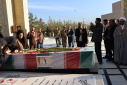 مراسم وداع و تشییع پیکر مطهر شهید گمنام در دانشگاه صنعتی بیرجند برگزار شد