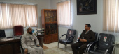 دیدار مدیر کانون فرهنگی،هنری صنعتگران مسجد امام رضا(ع) دانشگاه صنعتی بیرجند با ریاست کانون های فرهنگی،هنری مساجد استان خراسان جنوبی