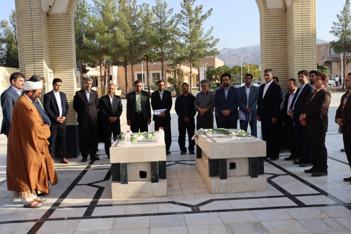 بازدید معاون اداری، مالی و مدیریت منابع انسانی وزارت علوم، تحقیقات و فناوری از دانشگاه صنعتی بیرجند